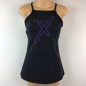 NWT Lorna Jane Black & Purple Tank | Small